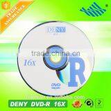 DENY hot selling silk printing blank dvd price