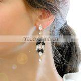 Elegant Multicolor Cubic Zircon Charm Earring Stud W/18k Yellow Gold Plated Jewelry Women's Earring thumbnail-2
