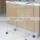 2014 Strong Stainless Steel Household Storage Shelf With Wheel thumbnail-1