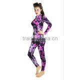 Two Pieces Lycra Body Suit Camouflage Lycra Swimming Suit for Women C1602 thumbnail-4