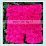 Baby Clothes Kids Ruffle Shorts Lace Shorts Wholesale Baby Shorts Infant Toddler Clothes Pants Baby Lace Short Pants Hot Pink thumbnail-1