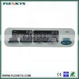 New Design Glossy Membrane Panel Label With Embossed Keys for Household Appliances