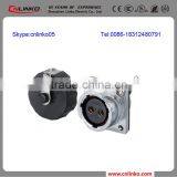 Lower Price IP65/67 Waterproof 2 Pin Power Supply Plug thumbnail-3