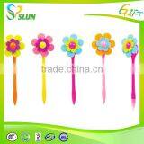 Promotional Rubber Flower Ballpoint Pen Cheap Pen Flowers thumbnail-1