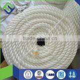 long life service 3-strand polyester mooring rope