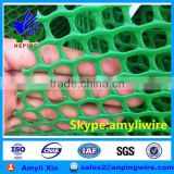 Green Plastic Net plastic flat mesh for agriculture fence and plastic poutry fence