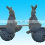 Custom Decorative Ceramic Bunny Easter Gift for Sale thumbnail-1