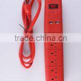 H30147 ETL/CETL Surge Protector 6 Outlet Power Strip With 2 USB Charging Ports Heavy Duty 15 AMP thumbnail-6