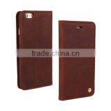 Luxury Retro Genuine Cow Leather Wallet Mobile Phone Case With Card Slot For IPhone 6 6Plus thumbnail-2
