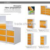 2 Drawer Metal Sliding Filing Cabinet Metal Cupboard thumbnail-2