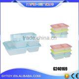 Food Storage Container With Compartment Capacity 1000ml*2 Lunch Box With Interlayer thumbnail-2
