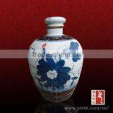Ancient Style Excellent Quality Handpainting Ceramic Jars With Lids for Wine Made in China thumbnail-1