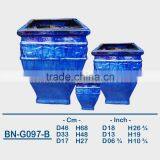 GLAZED CERAMIC OUTDOOR POT BN-G097 thumbnail-2