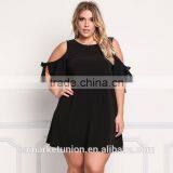 2017 Hot Sale High Quality Strapless Black Dress for Fat Women thumbnail-1