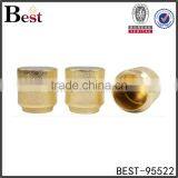 gold aluminum perfume cap, perfume cap for glass bottle