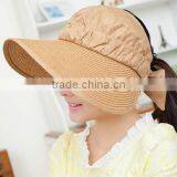 Korean Empty Top Lady Hat Summer Sun Visor Cap Hats thumbnail-2