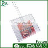 Metal Strong Wire Bbq Grill Rack With Long Handle thumbnail-1