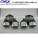 Car Accessories Tuning Factory Price B=ENZ S600 Exhaust Tip