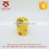 High Quality Brushed Holder /cock Shaped With Flower Printing Teethbrush Holder thumbnail-2