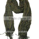 Fashion Long Checked Rayon Scarf 2014 Fashion Viscose Scarf thumbnail-1