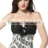 Women's Court Sexy Lace Shapewear Overbust Corset Bustier With Strapless Underwear Corset thumbnail-2