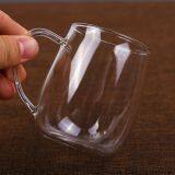 Glass Cup Kungfu Tea Cup Three Part Glass Cup Filter Glass Cup Coffee Cup Milk Cup Juice Cup for Hotel and Resturant thumbnail-4