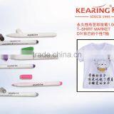 Kearing Permanent Fabric Marker 24 Colors DIY T Shirt Making in Clear Polybag 1.0MM Fiber Tip #FM112 thumbnail-1