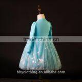 New Girl Dresses Costume Lace Long Sleeves Kid Sequinned Dresses Children Cosplay thumbnail-3