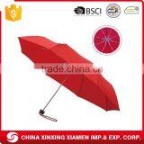 Manual Open Waterproof 3 Fold Custom Cheap Umbrella Wholesale thumbnail-1