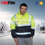 High Visibility 2 Bands Safety Bomber Workwear Jacket thumbnail-1