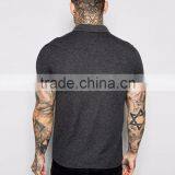 100% Cotton Yarn Dyed Men's Muscle Polo Shirt With Embroidery Design In Your Own Style Men's Short Sleeve Polo Shirts Stretch-Co thumbnail-4