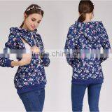 Mamalove Plus Size Thermal Fleece Maternity Hoodies Breastfeeding Sweatshirt Nursing Clothes Europe Size thumbnail-2