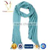 Pure Color Cahsmere Scarf Wool Neckerchief thumbnail-3