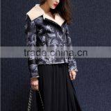 2015 Fashion Show Style Real Merino Sheep Fur Coat Women Sheep Shearing Fur Jacket Winter Thick Sheep Fur thumbnail-4