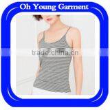 Factory Wholesale High Quality 100% Cotton Women's Tank Top Gym thumbnail-2