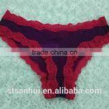 2017 Sexy Hot Selling Transparent Panty With Lace Ladies Panty Brand Names thumbnail-3