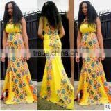 Wholesale Customized Women 100% Cotton Multi Color Striped Long Maxi Dress thumbnail-1