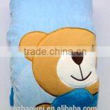 China Wholesale Cartoon Embroidered Baby Blanket thumbnail-1