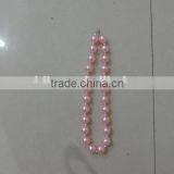 Baby Girl Summer Necklaces Round Pearl Jewelry Pink Kids Clothing Decor 2016 Wholesale Children Clothes Decor thumbnail-1