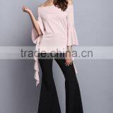 China Manufacturer Fashion Long Sleeve Blouse Elegant Ladies Top for Women 2017 thumbnail-1