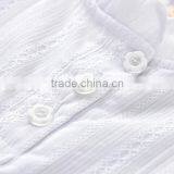 Wholesale Plain White Girl Sleeveless Shirt Little Girls Cute Blouse thumbnail-4