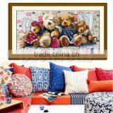 Custom Cute Discount Rectangle Bear Diy Teddy Bear Cross Stitch 3D Sewing Stitch Kit thumbnail-1