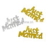 Pvc Confetti Party Decorations Wedding Alphabet "Just Married" At Random thumbnail-3