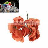 Party Decor Orange 8.0cm Paper Artificial Flower For Home Wedding thumbnail-1