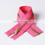 5# Heavy Duty Jacket Brass O/E Metal Zipper thumbnail-1