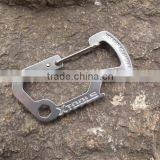 Survival Gear Mini Carabiner Keychain Multi Tool Kit Key Chain thumbnail-3