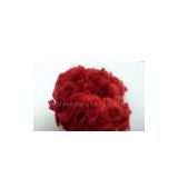 Red Solid Spinning Regenerated Polyester Staple Fiber 1.2D - 6D