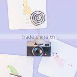 Novel Cute Clock Camera TV Telphone Shape Name Card Paper Photo Clips Stand Holder Resin Craft for Logo Custom thumbnail-4