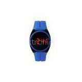 Waterproof Touch Screen LED Watch Blue Fashion EL Backlight Electronic Watch thumbnail-1