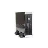 Black Mini ITX Desktop Case Noiseless With USB , Audio Port